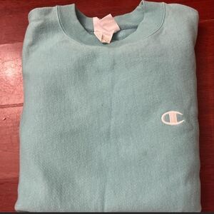 Champion Aqua Crewneck Sweatshirt